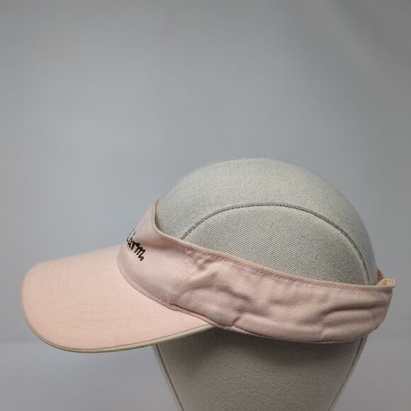 Grant's Farm Strapback Sun Visor Hat Pink One Size Adjustable Embroidered JHats - Picture 3 of 7
